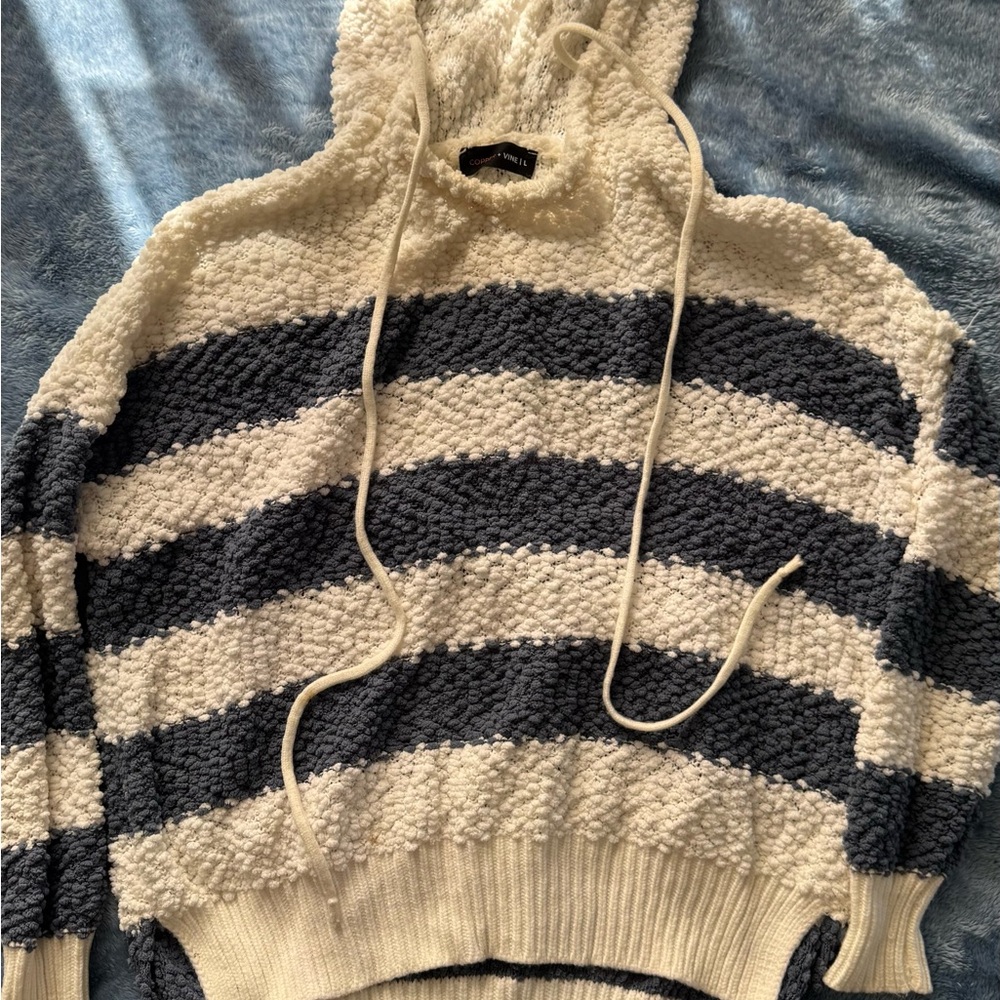 Striped Hooded Sweater